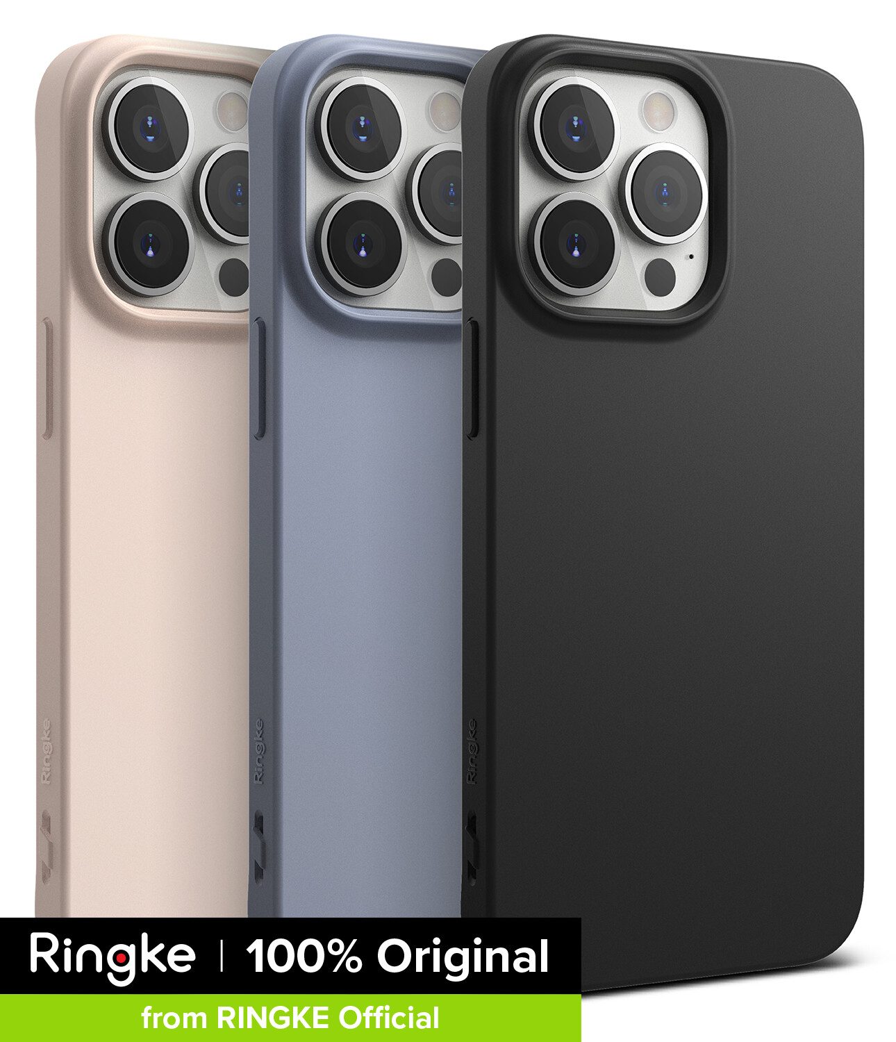 Ringke [AIR-S] for iPhone 13 Pro Case, Lightweight Slim Full Flexible Shockproof Silicone Trendy Color Scratch Resistant Cover - Pink Sand