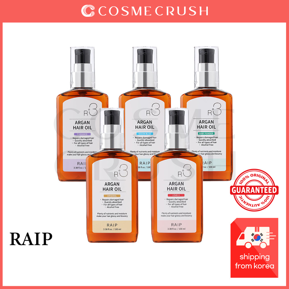RAIP R3 Argan Hair Oil Essence 100ml 5type