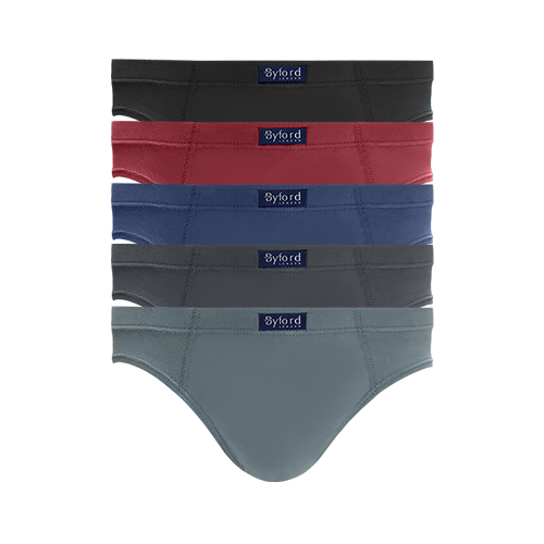 BYFORD 5PCS MEN'S BRIEFS | COMBED COTTON | MINI #907264