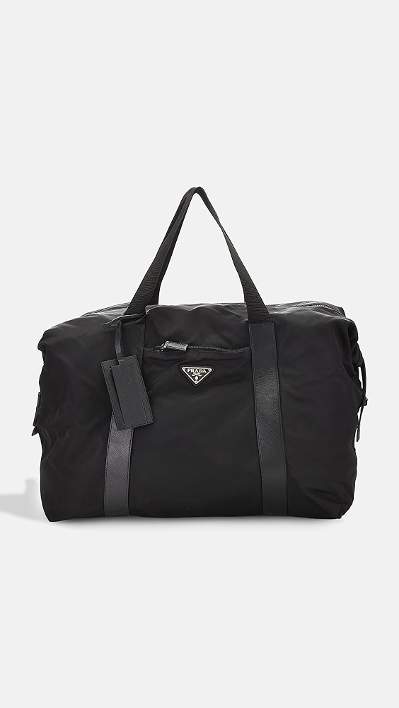 Prada Black Nylon Duffle Bag